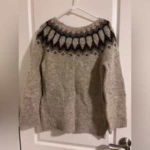 Womens Large Icelandic Wool Sweater